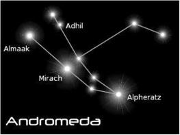 Andromeda constellation where physics 4 planet earth were conceived,